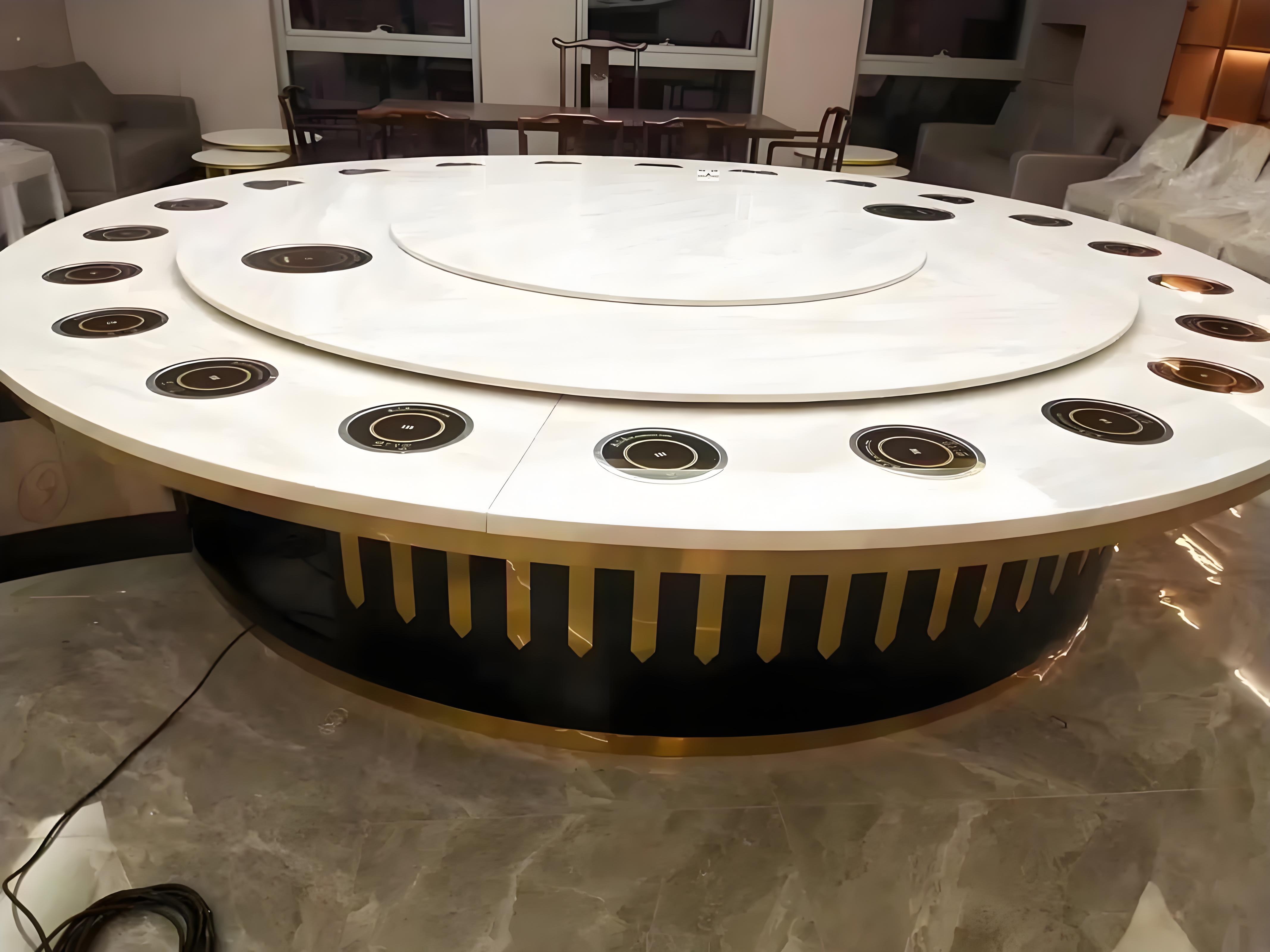 贺州市旋转火锅桌中餐桌 - 推荐